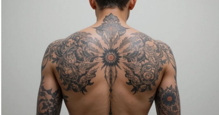Bizeps-Tattoo Mann