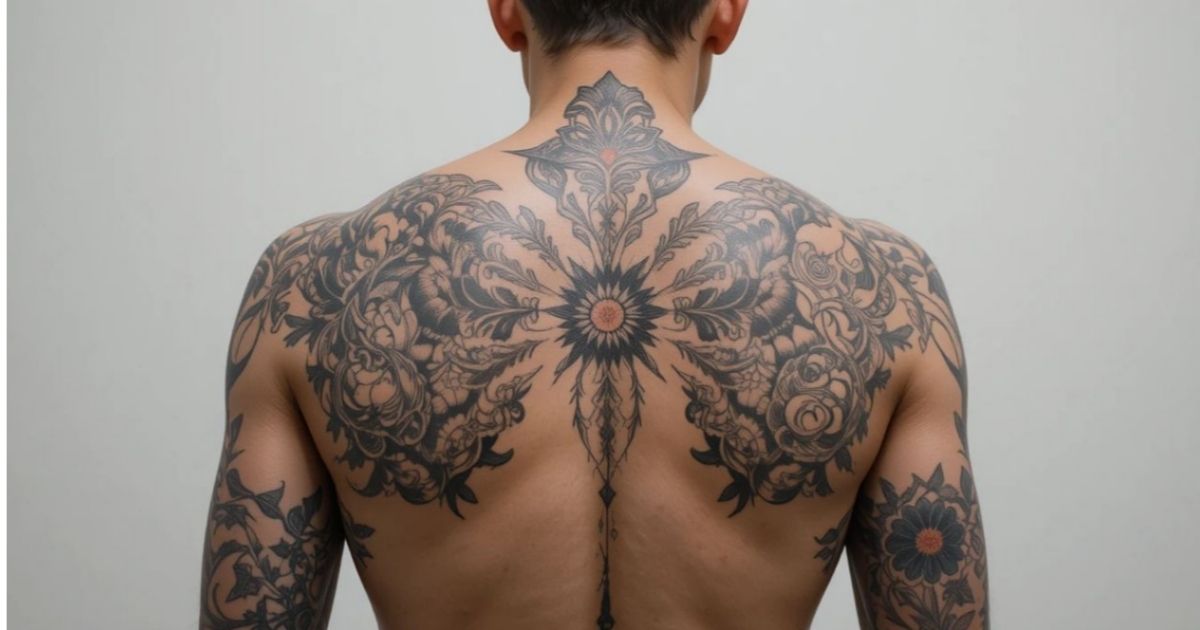 Bizeps-Tattoo Mann