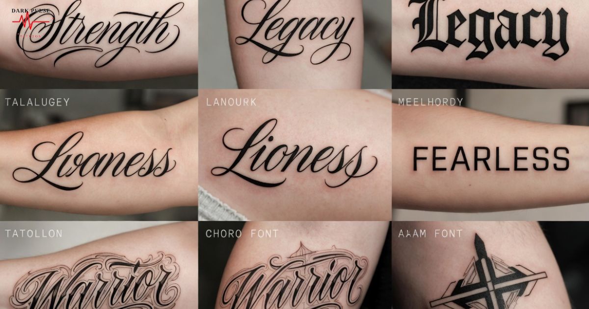 Decoding Tattoo Lettering Styles