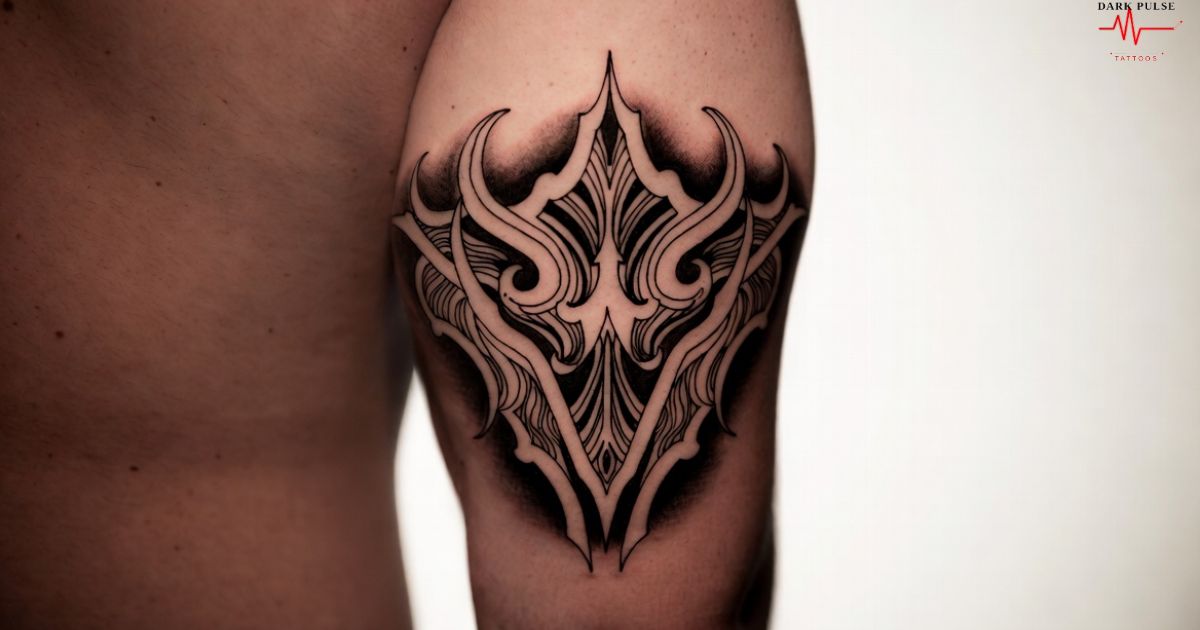 Front Bicep Tattoo Male