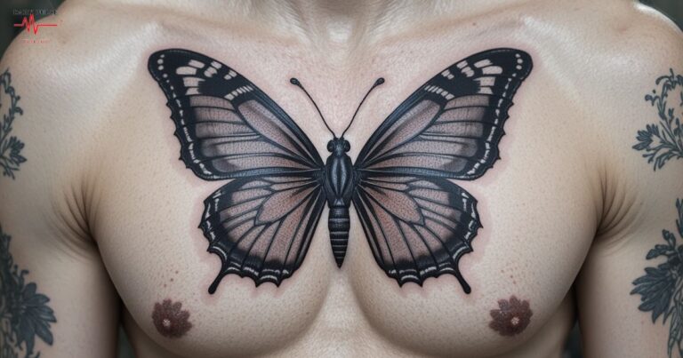 Masculine Butterfly Tattoos
