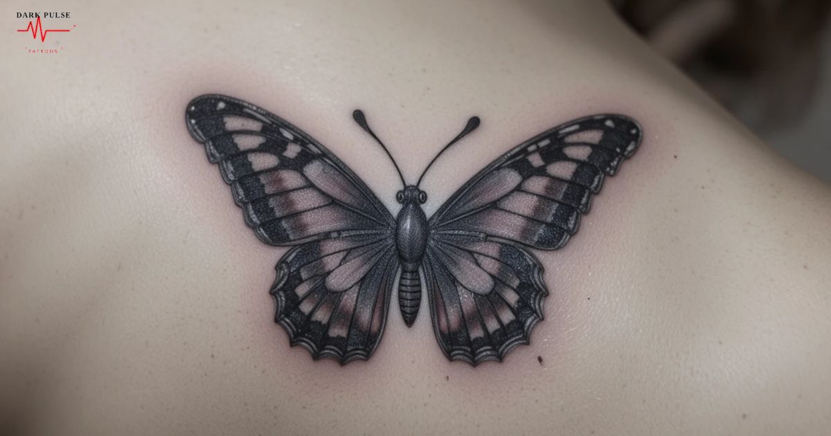 Masculine Butterfly Tattoos Small