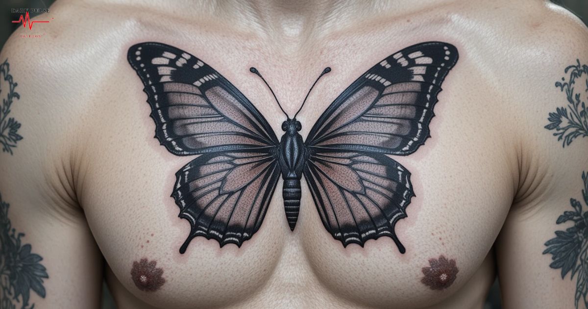 Masculine Butterfly Tattoos