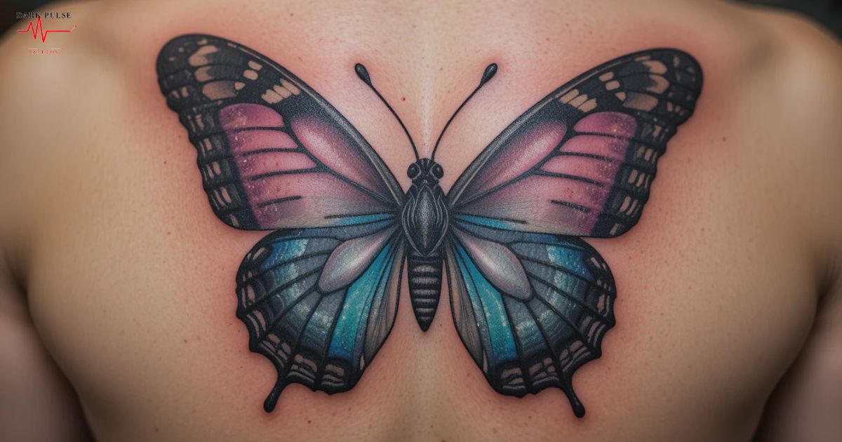 Men's Butterfly Tattoo