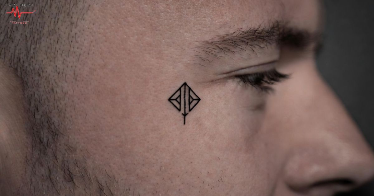 Small Face Tattoos Male