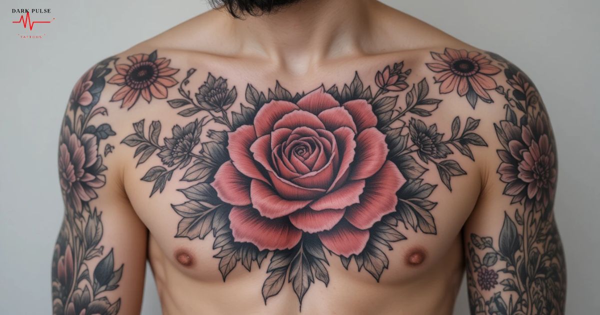 Tatuaggi Rosa Uomo