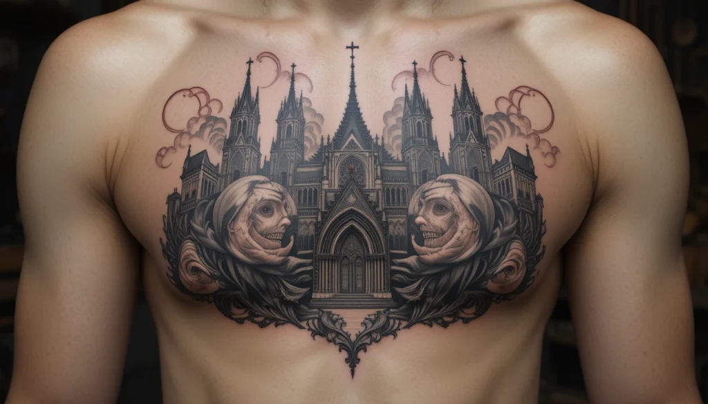 Gothic Cathedral Tattoo
