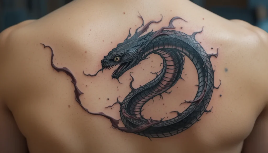  Dark Snake Tattoo