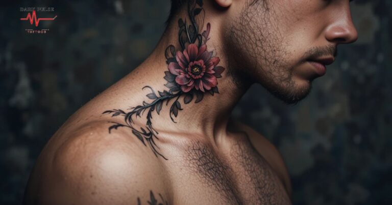 Tatouage Cou Homme