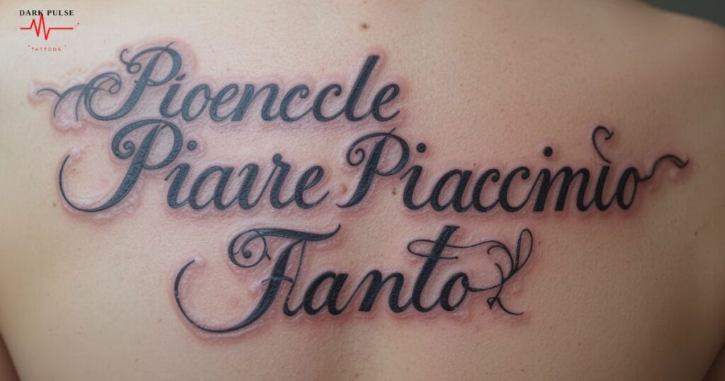 Tatuaggi con Scritte in Corsivo: Perché Piacciono Ancora Tanto
