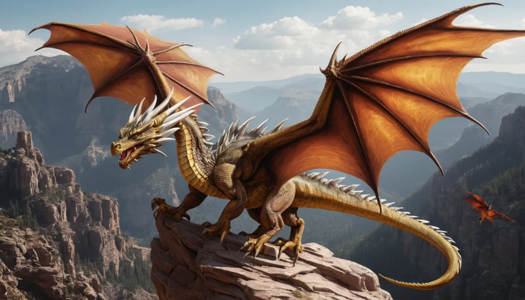 Winged Western Dragon