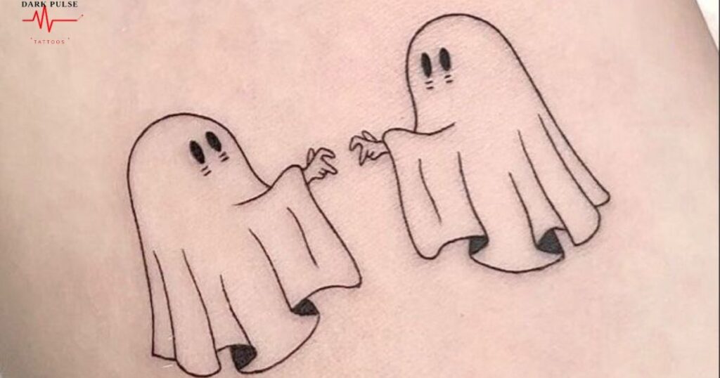 matching-ghost-tattoos-for-friends